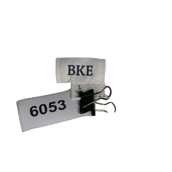 BKE Sweater Womens Large Brown Ivory Cropped Boxy Cotton Blend Kimono Sleeve - Picture 7 of 7